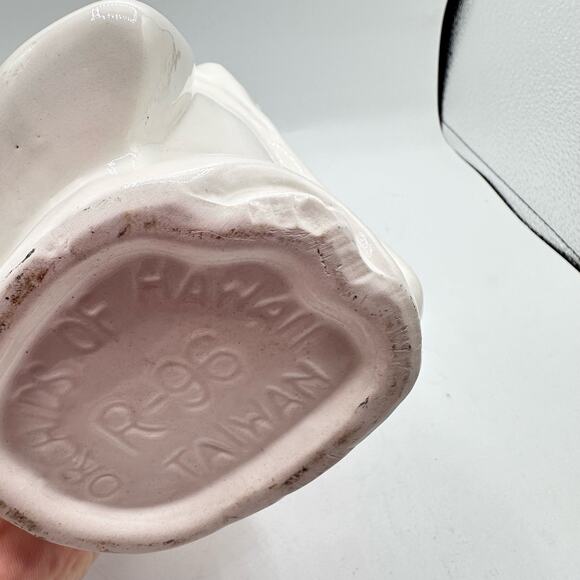 Vintage 1980s Orchids Of Hawaii Geisha Tiki Mug Flower Vase - 10" Tall - Picture 11 of 12